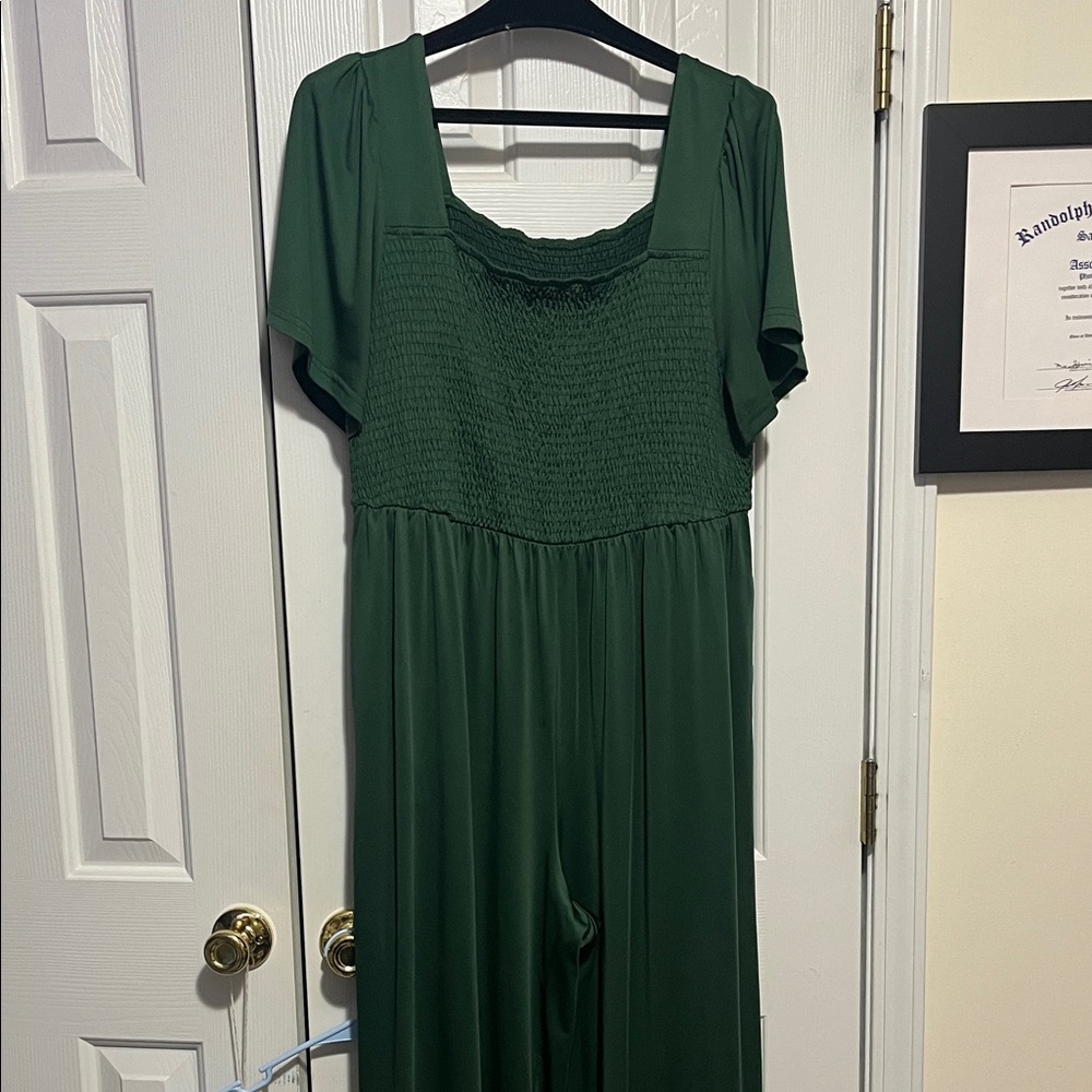 SHEIN Dark Green Jumpsuit